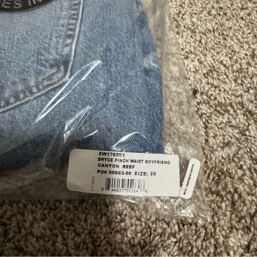ETICA Bryce Pinch Waist Boyfriend High Rise Jeans - Faded Blue - Picture 9 of 15